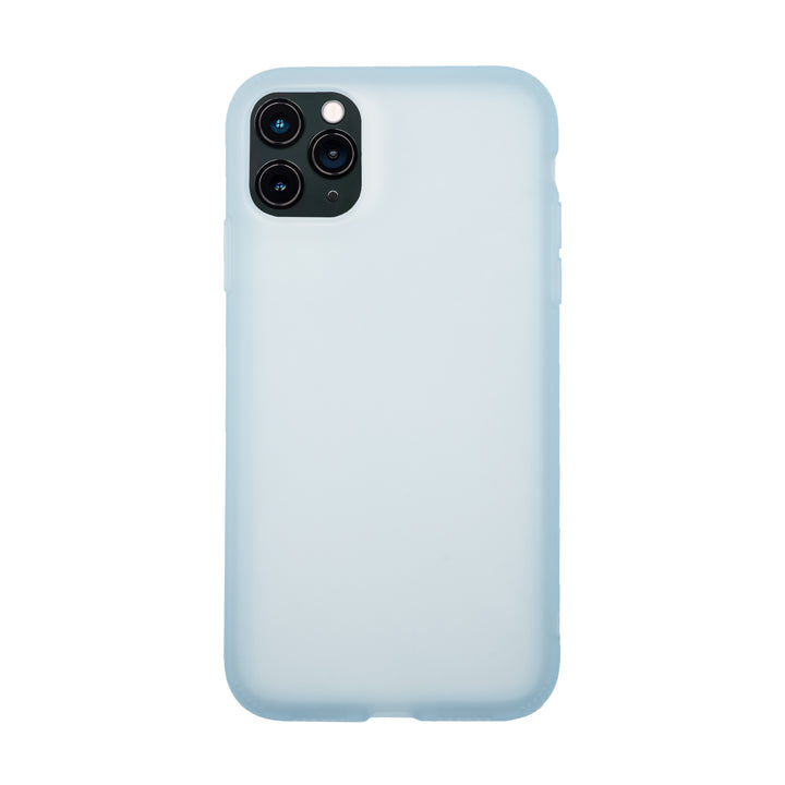 BMAX Liquid latex soft case hoesje voor iPhone 11 Pro Max - Light Blue/Lichtblauw