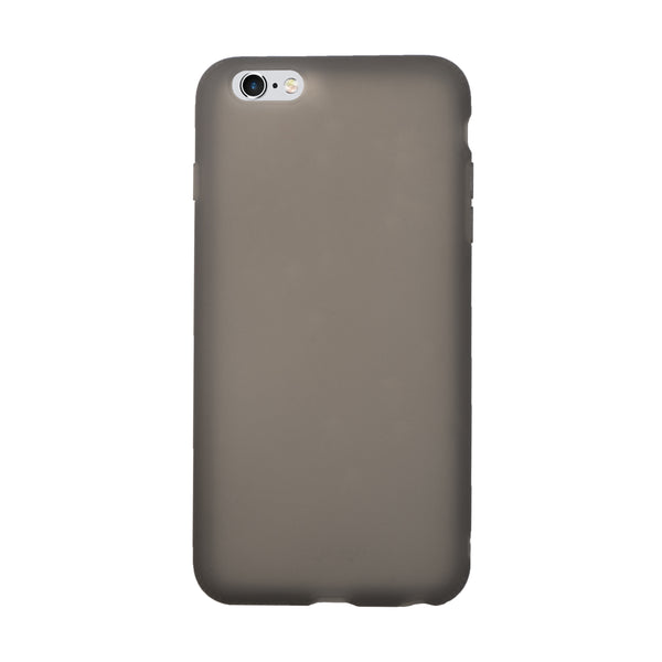 BMAX Liquid latex soft case hoesje voor iPhone 6/6S Plus - Black/Zwart