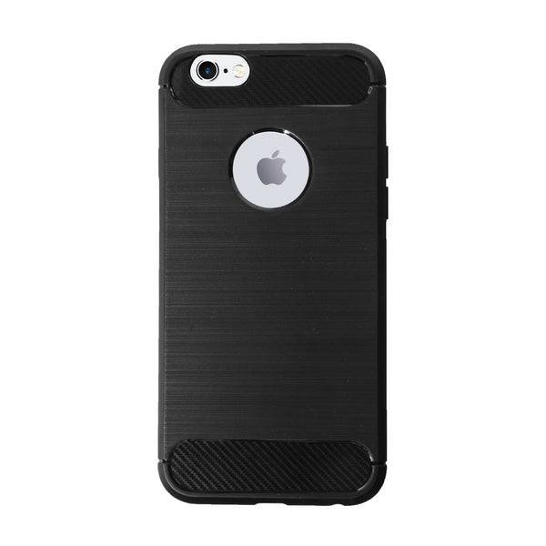 BMAX Carbon soft case hoesje voor iPhone 6/6s - Black/Zwart