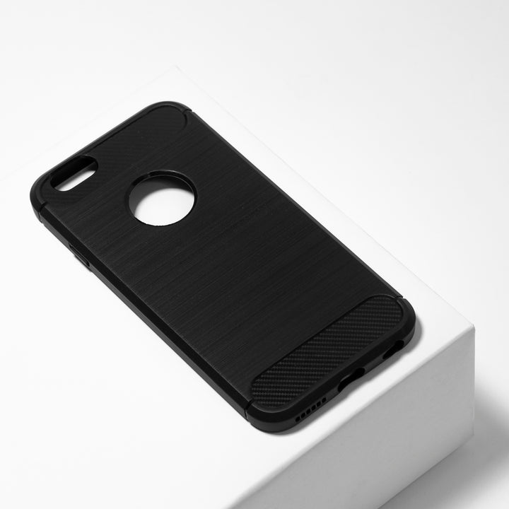 BMAX Carbon soft case hoesje voor iPhone 6/6s - Black/Zwart (1)