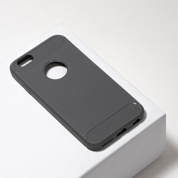 BMAX Carbon soft case hoesje voor iPhone 6/6s - Grey/Grijs (1)