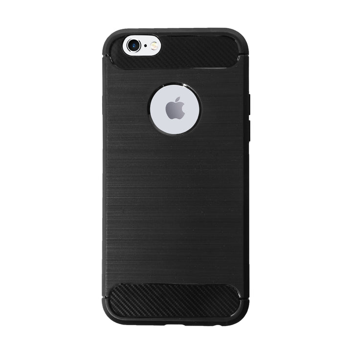 BMAX Carbon soft case hoesje voor iPhone 6/6s Plus - Black/Zwart