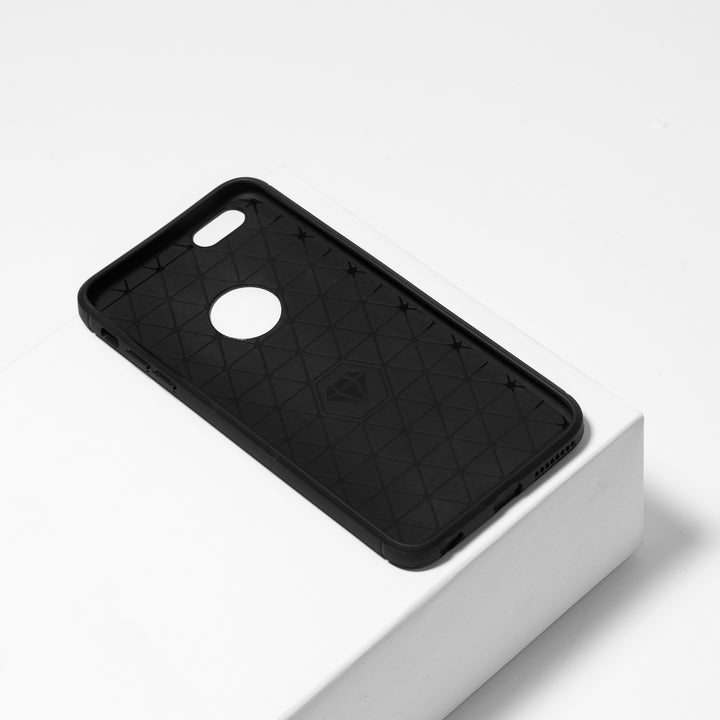 BMAX Carbon soft case hoesje voor iPhone 6/6s Plus - Black/Zwart (2)