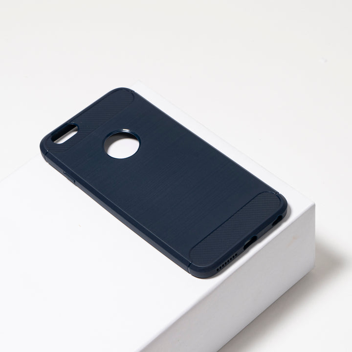 BMAX Carbon soft case hoesje voor iPhone 6/6s Plus - blauw (1)