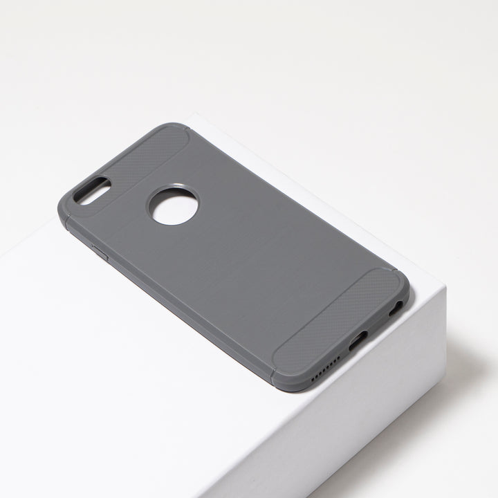 BMAX Carbon soft case hoesje voor iPhone 6/6s Plus - Grey/Grijs (1)