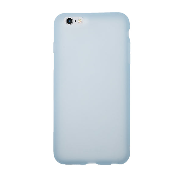 BMAX Liquid latex soft case hoesje voor iPhone 6/6s Plus - Light Blue/Lichtblauw
