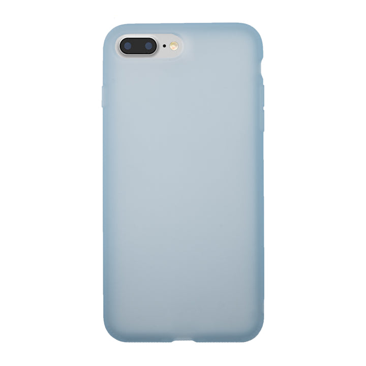 BMAX Liquid latex soft case hoesje voor iPhone 7/8 Plus - Light Blue/Lichtblauw