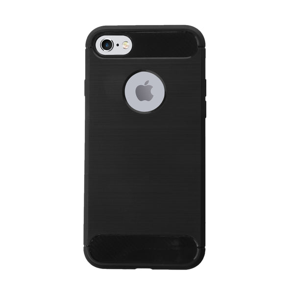 BMAX Carbon soft case hoesje voor iPhone 7/8 - Black/Zwart