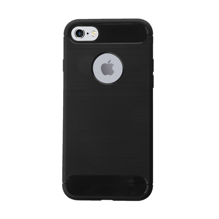 BMAX Carbon soft case hoesje voor iPhone 7/8 - Black/Zwart
