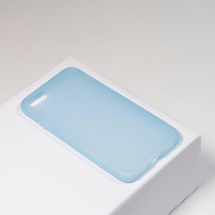 BMAX Liquid latex soft case hoesje voor iPhone 7/8 - Light Blue/Lichtblauw (1)