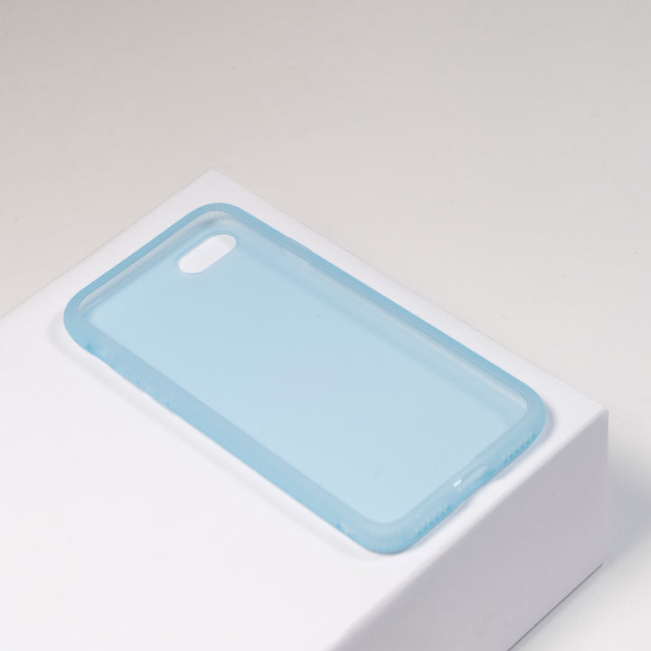 BMAX Liquid latex soft case hoesje voor iPhone 7/8 - Light Blue/Lichtblauw (2)