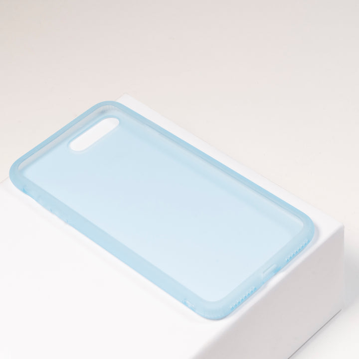 BMAX Liquid latex soft case hoesje voor iPhone 7/8 Plus - Light Blue/Lichtblauw (2)