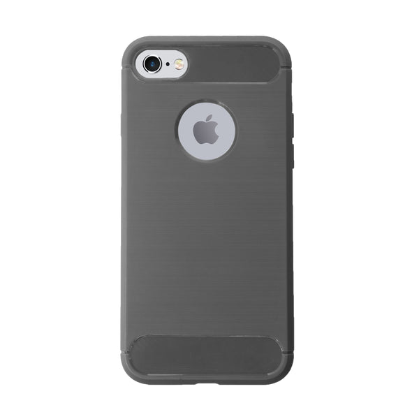 BMAX Carbon soft case hoesje voor iPhone 7/8 - Grey/Grijs