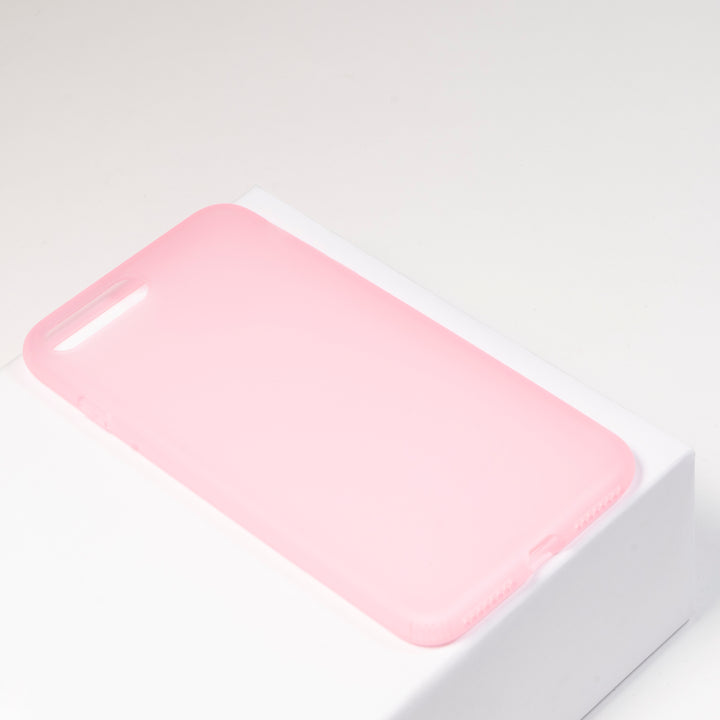 BMAX Liquid latex soft case hoesje voor iPhone 7/8 Plus - Pink/Roze (1)