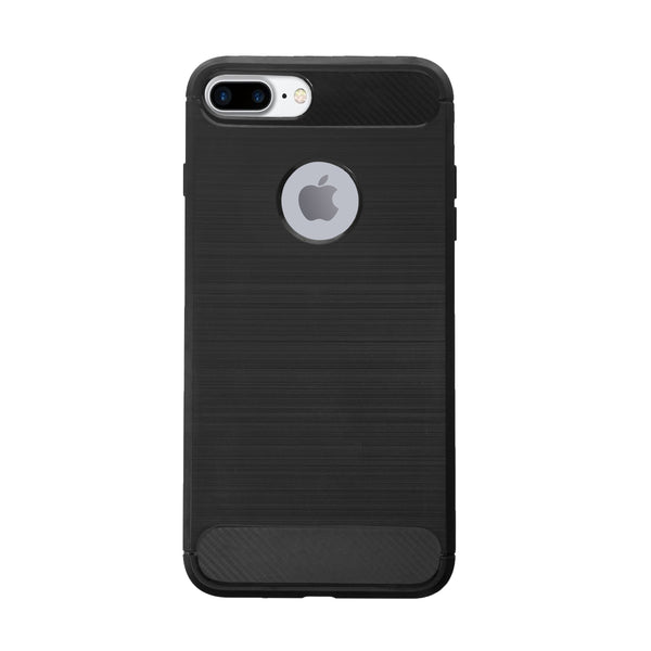 BMAX Carbon soft case hoesje voor iPhone 7 Plus - Black/Zwart