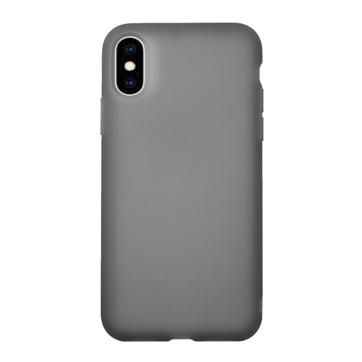 BMAX Liquid latex soft case hoesje voor iPhone X/XS - Black/Zwart