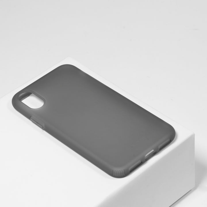 BMAX Liquid latex soft case hoesje voor iPhone X/XS - Black/Zwart (1)