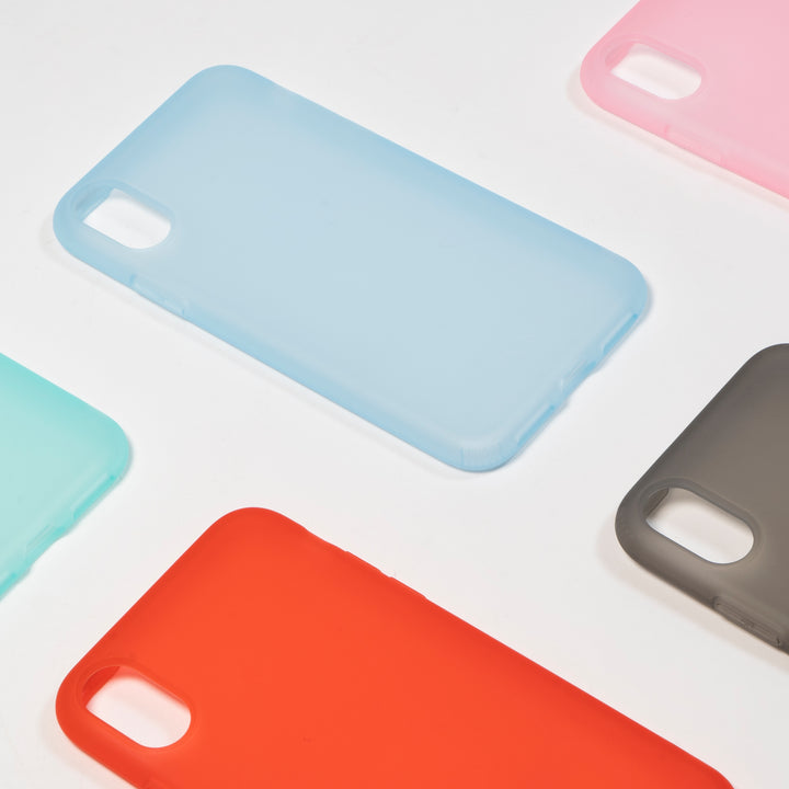 BMAX Liquid latex soft case hoesje voor iPhone X/XS - Mint Green/Mintgroen (3)
