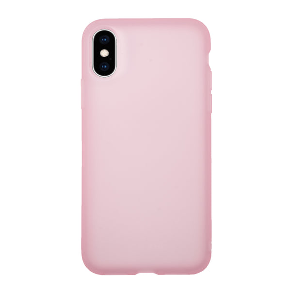 BMAX Liquid latex soft case hoesje voor iPhone X/XS - Pink/Roze
