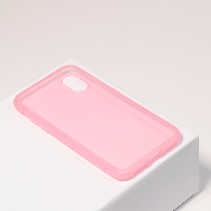 BMAX Liquid latex soft case hoesje voor iPhone X/XS - Pink/Roze (2)