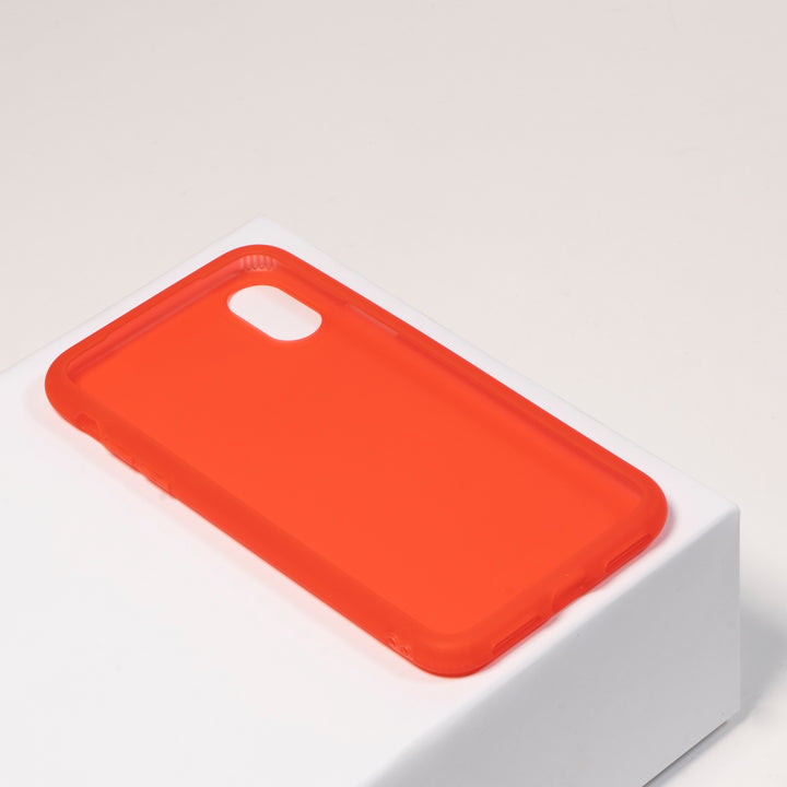 BMAX Liquid latex soft case hoesje voor iPhone X/XS - Red/Rood (2)