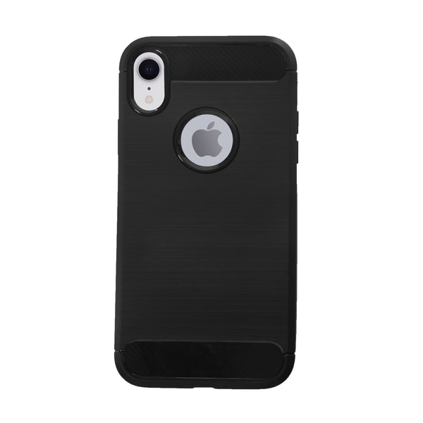 BMAX Carbon soft case hoesje voor iPhone Xr - Black/Zwart