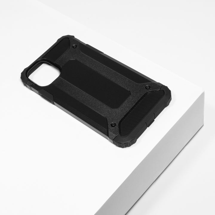 BMAX Classic Armor Phone Case iPhone 11 - Black/Zwart (1)