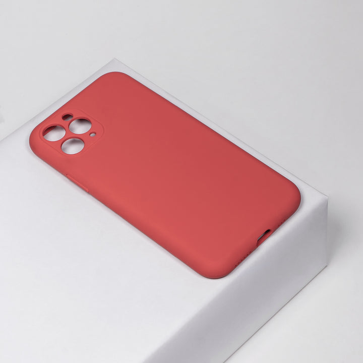 BMAX Liquid silicone case hoesje voor iPhone 11 Pro - Dragon Fruit/Roze (1)