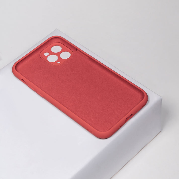 BMAX Liquid silicone case hoesje voor iPhone 11 Pro Max - Dragon Fruit/Roze (2)