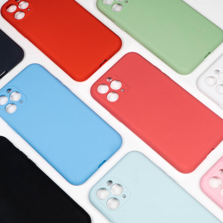 BMAX Liquid silicone case hoesje voor iPhone 11 Pro Max - Dragon Fruit/Roze (4)
