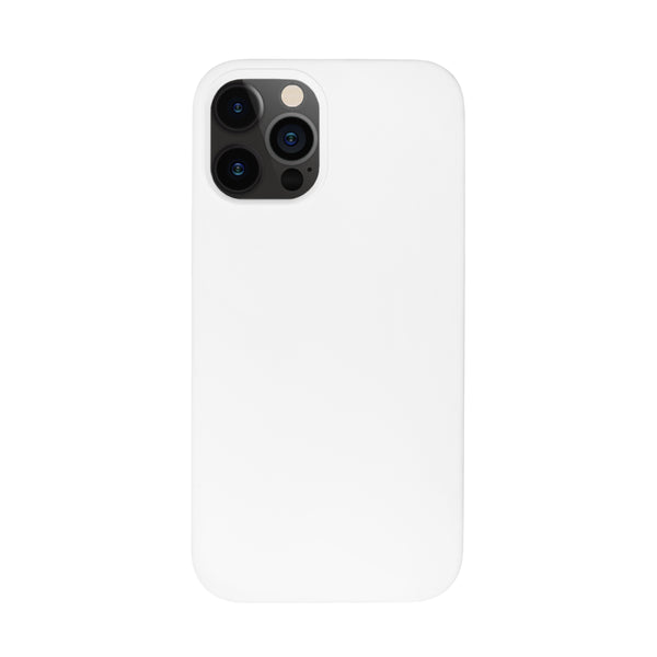 BMAX Liquid silicone case hoesje voor iPhone 12 Pro - White/Wit