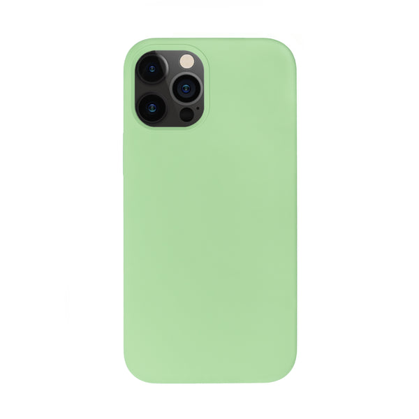 BMAX Liquid silicone case hoesje voor iPhone 12 Pro - Spearmint/Mintgroen