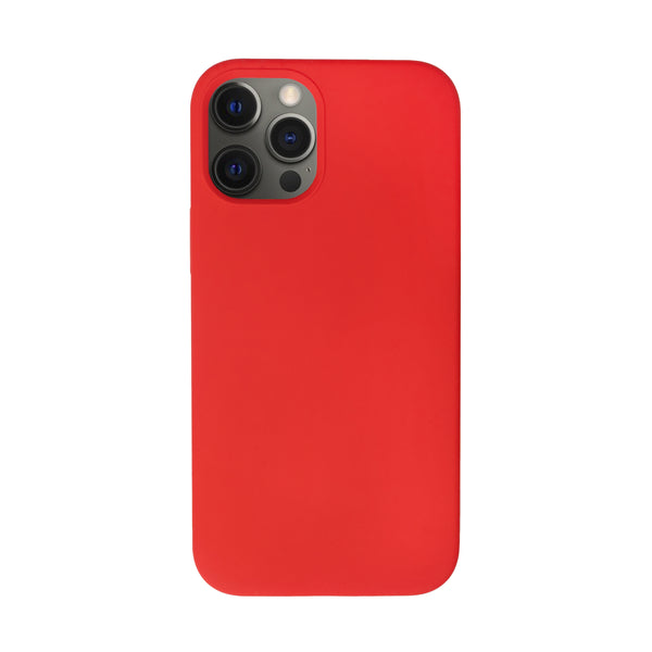 BMAX Liquid silicone case hoesje voor iPhone 12 Pro Max - Red/Rood
