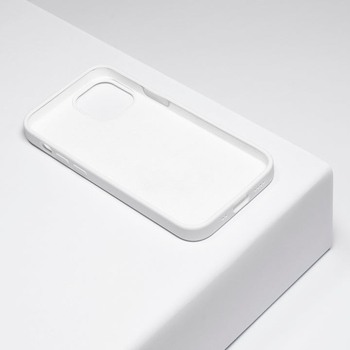 BMAX Liquid silicone case hoesje voor iPhone 12 Mini - White/Wit (2)