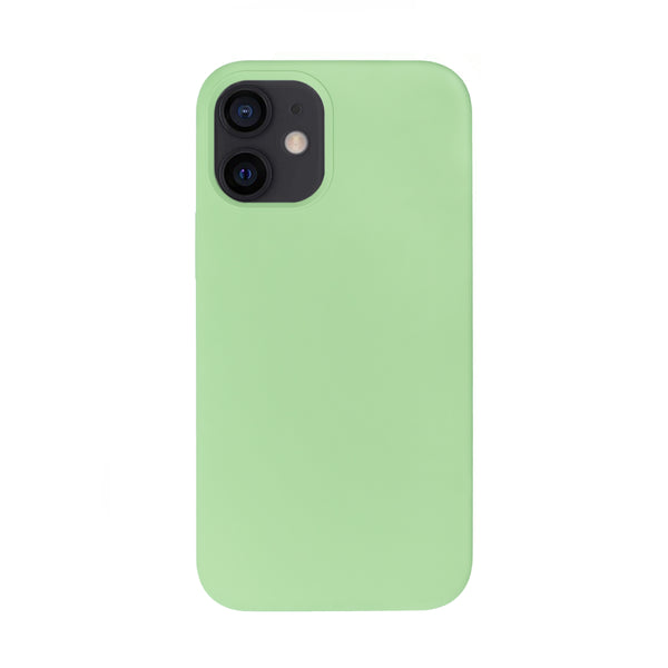 BMAX Liquid silicone case hoesje voor iPhone 12 Mini - Spearmint/Mintgroen