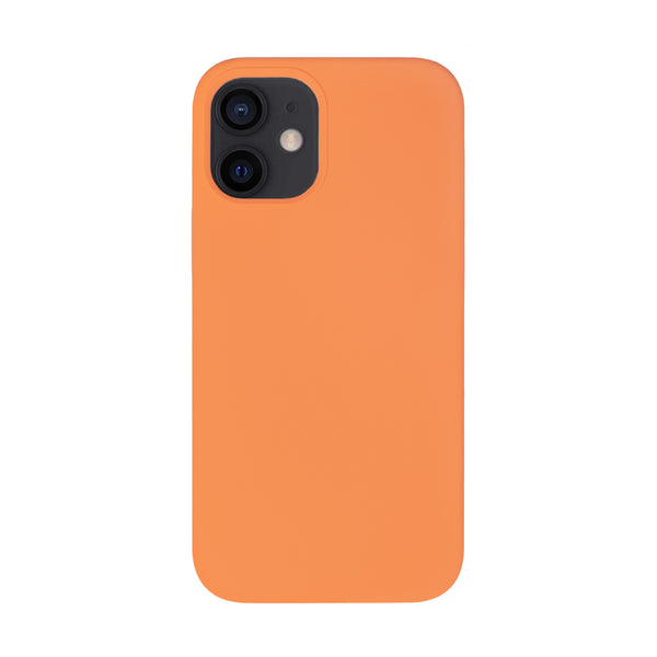 BMAX Liquid silicone case hoesje voor iPhone 12 Mini - Kumquat/Oranje