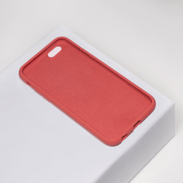 BMAX Liquid silicone case hoesje voor iPhone 6/6s - Dragon Fruit/Roze (2)