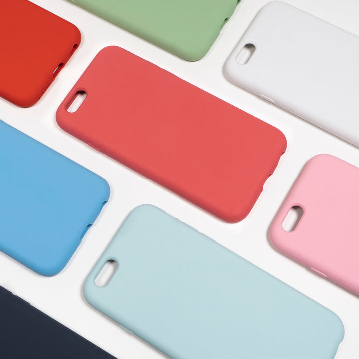 BMAX Liquid silicone case hoesje voor iPhone 6/6s - Dragon Fruit/Roze (4)