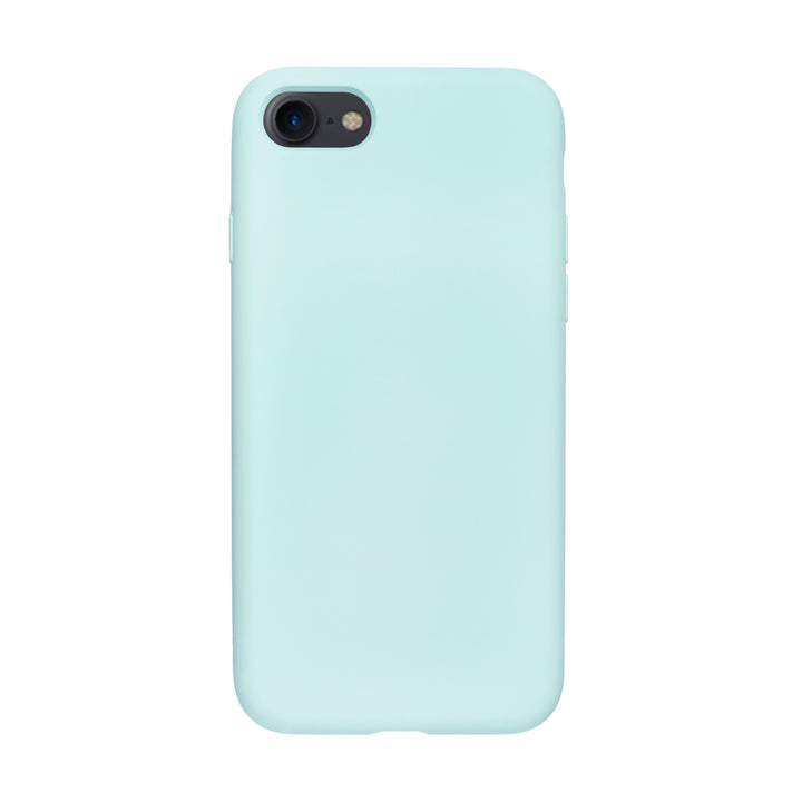 BMAX Liquid silicone case hoesje voor iPhone 7 - Turquoise/Turquoise