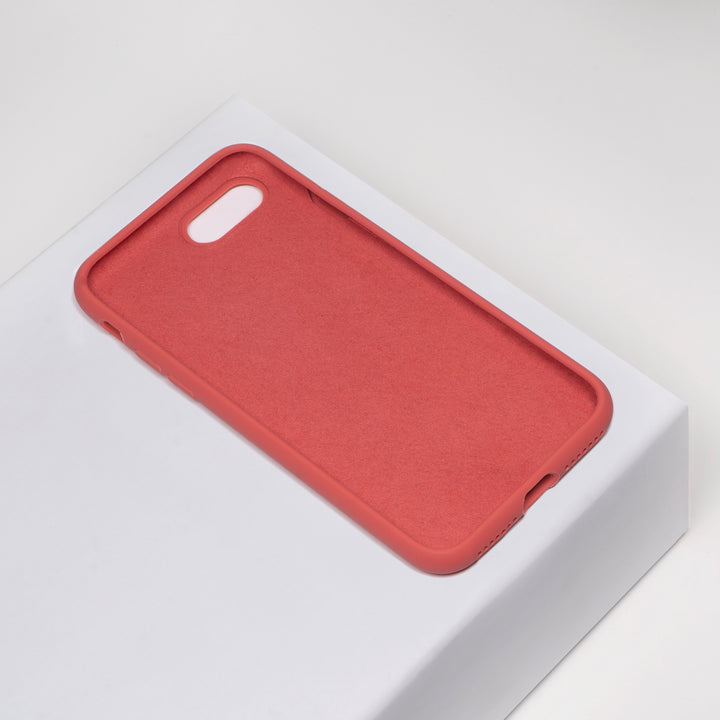 BMAX Liquid silicone case hoesje voor iPhone 7/8 Plus - Dragon Fruit/Roze (2)