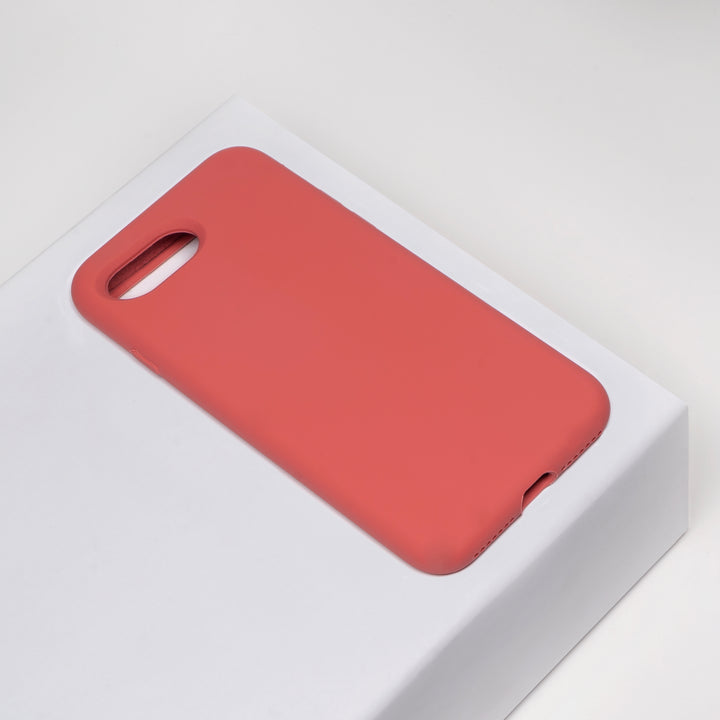 BMAX Liquid silicone case hoesje voor iPhone 7/8 Plus - Dragon Fruit/Roze (1)