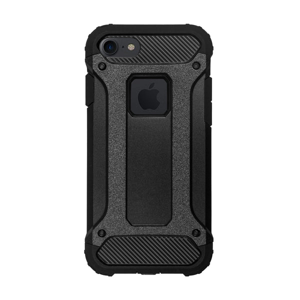 BMAX Classic Armor Phone Case iPhone 8 - Black/Zwart