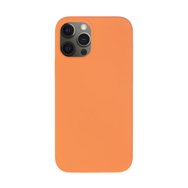 BMAX Liquid silicone case hoesje voor iPhone 12 Pro Max - Kumquat/Oranje