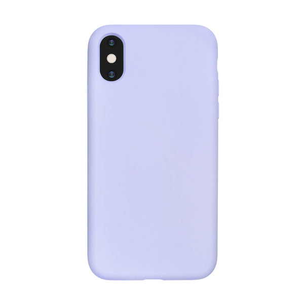 BMAX Liquid silicone case hoesje voor iPhone XS - Purplish/Lila