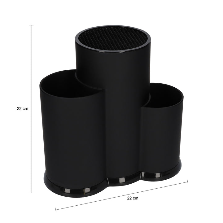 QUVIO Keuken aanrecht organizer - Plastic - Zwart (2)