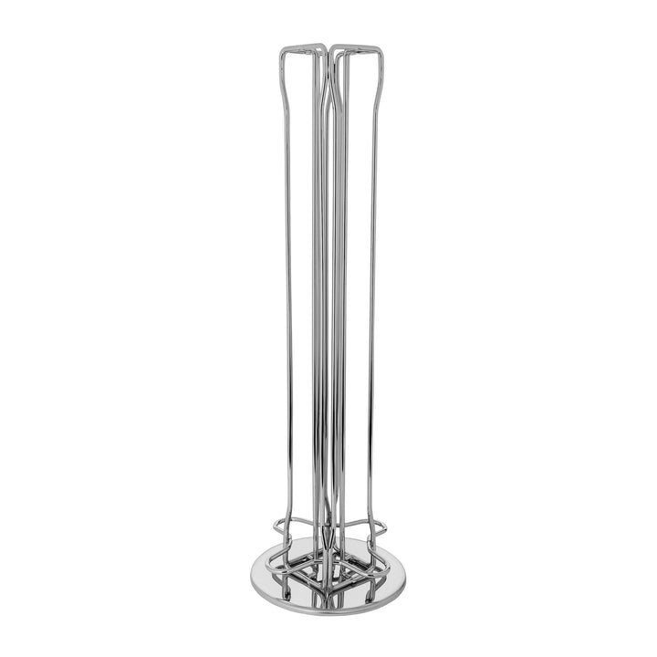 QUVIO Koffiecups standaard voor Nespresso rond - 40 capsules - Chroom (1)