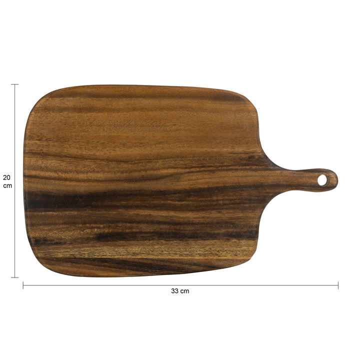 Krumble Houten snijplank met ronde hoeken - Donker hout (1)