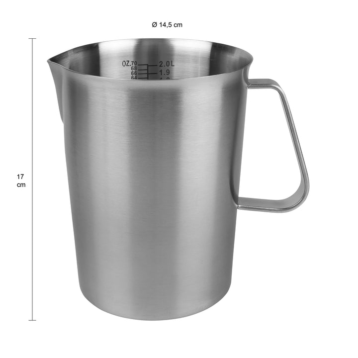 Krumble Maatbeker RVS - 2000 ml (1)