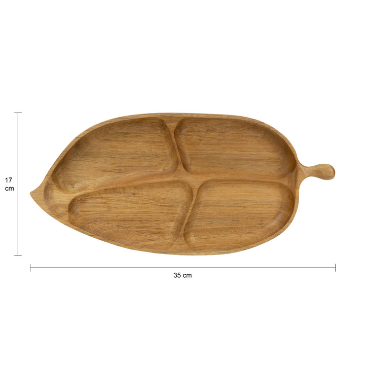 Krumble Serveerplank - Bladvorm - Hout (2)