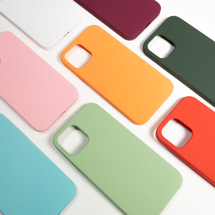 BMAX Liquid silicone case hoesje voor iPhone 12 Pro Max - Cyprus Green/Donker groen (4)